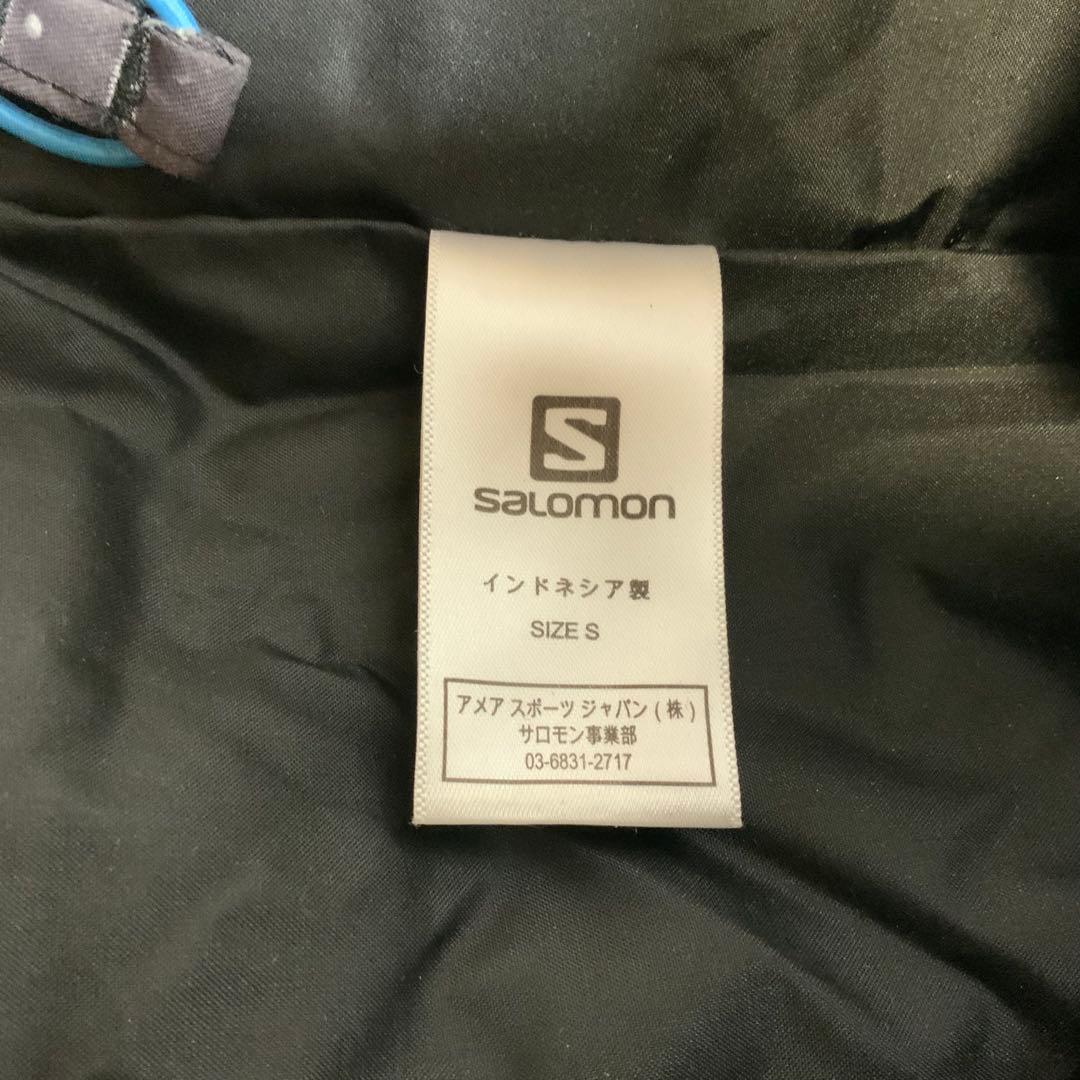 SALOMON ZERO JACKET W S 352627 ブラック/ホワイト