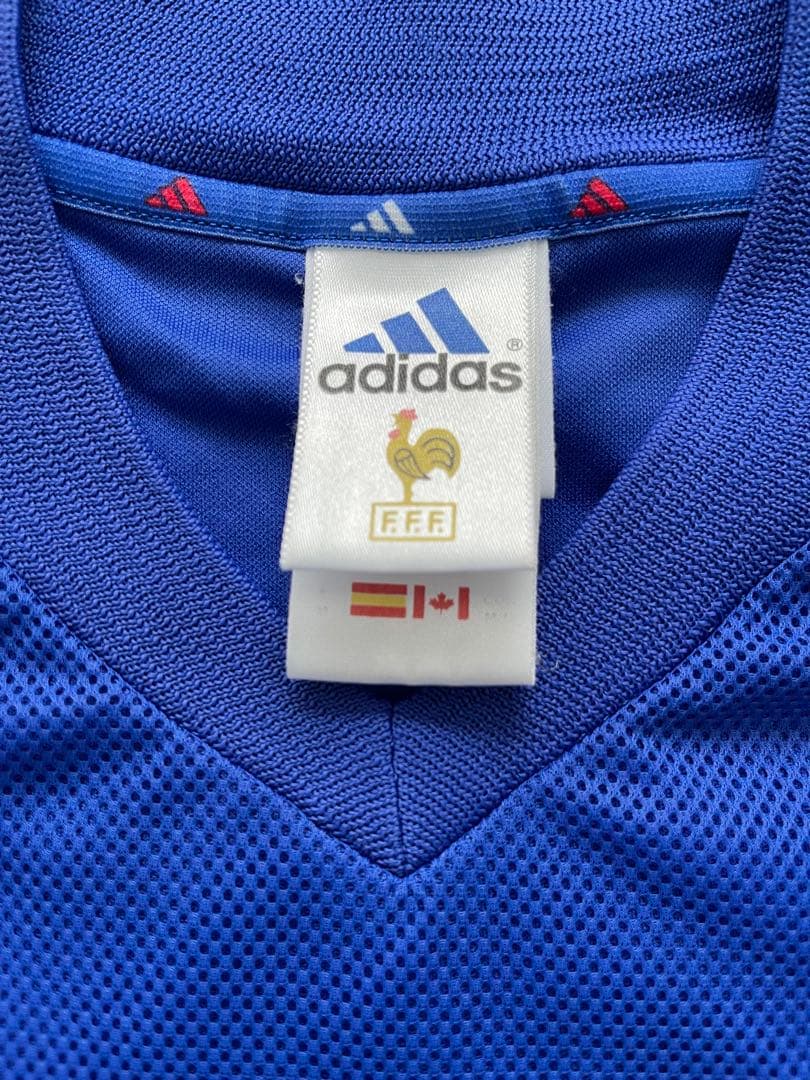フランス代表 2002 ホーム ユニフォーム adidas W杯 モデル 青