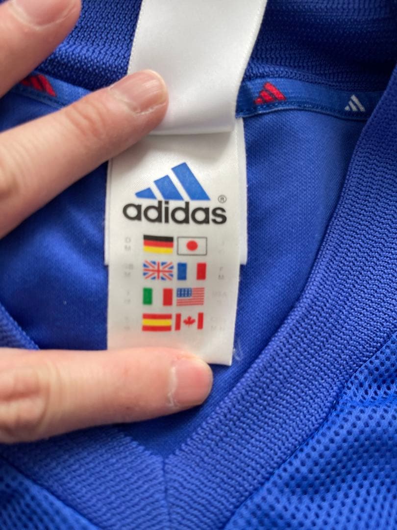 フランス代表 2002 ホーム ユニフォーム adidas W杯 モデル 青