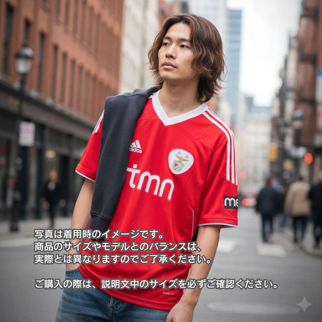 古着 サッカー ユニフォーム SLベンフィカ メンズLサイズ アディダス