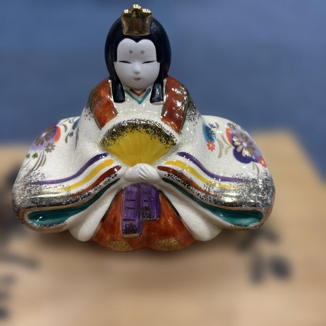 光堂作　薬師窯　陶器　ひな人形 雛人形 ／薬師窯