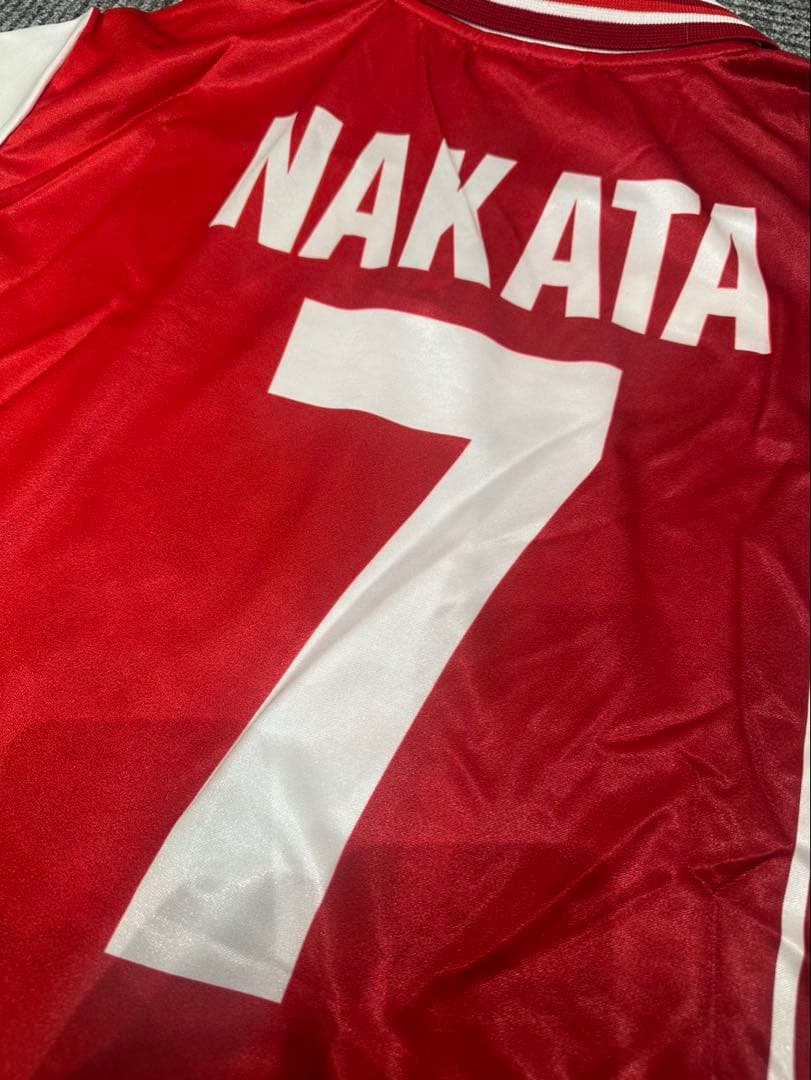 タグ付き 中田英寿 デッドストック ペルージャ 7番ユニフォーム