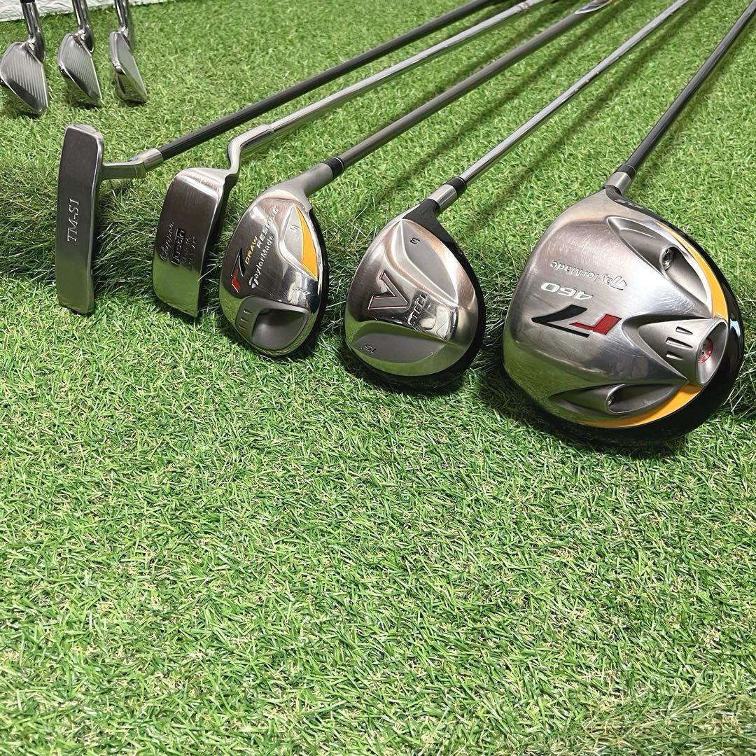 美品 初心者応援 TaylorMade他 メンズゴルフクラブ豪華12本セット