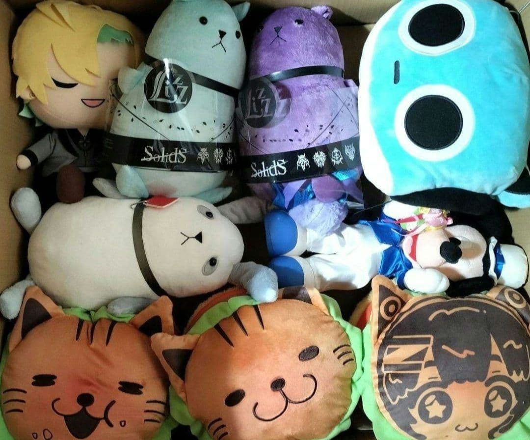 大量 まとめ売り ぬいぐるみ アニメ キャラクター ノンジャンル 箱いっぱい