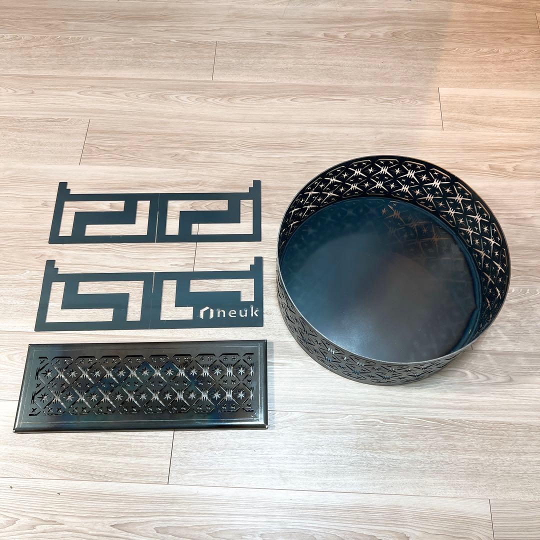 焚き火台 45cm 五徳セット 工務店オリジナル キャンプ