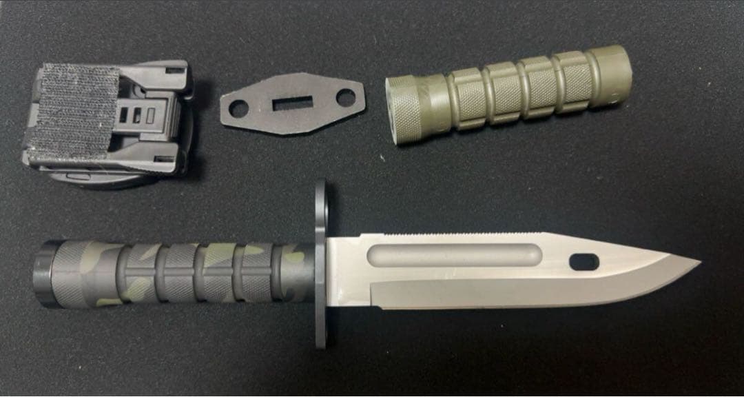 実物　BUCK188 セラコートカスタムナイフ m9 フロビス　サバイバルナイフ