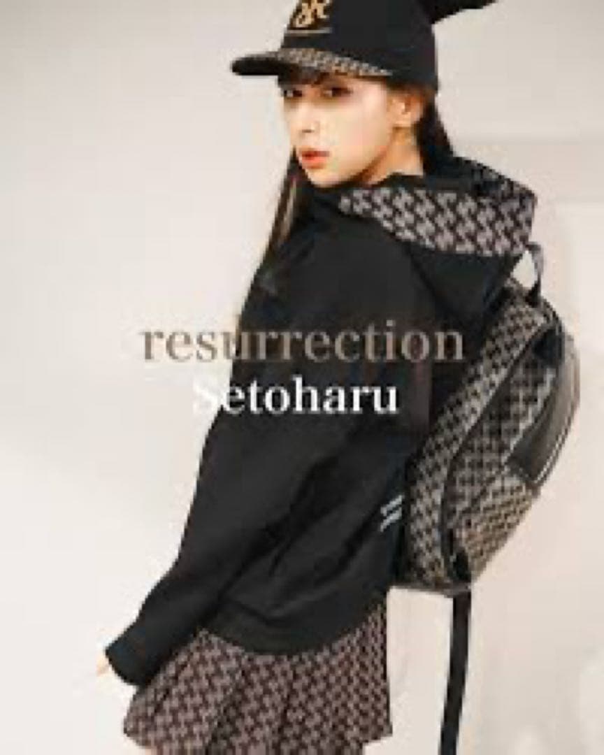 【あゆみ】　レザレクション×瀬戸晴加　ダブルジップフーディ　Lサイズ