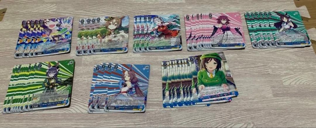 ヴァイスウマ娘　 まとめ売り RR約160枚 デッキパーツ多数 約2000枚