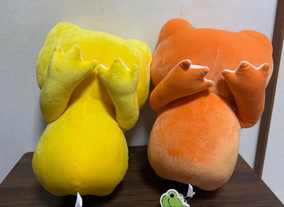 かえるのピクルス　カエル　もちもちおひるねBIG ぬいぐるみ　 マスコット