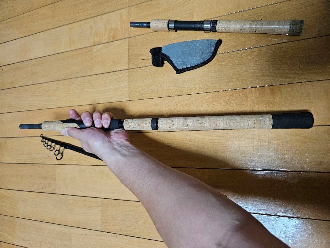 USシマノ STC MINI TELE SPIN 210M 社外替えグリップ有り
