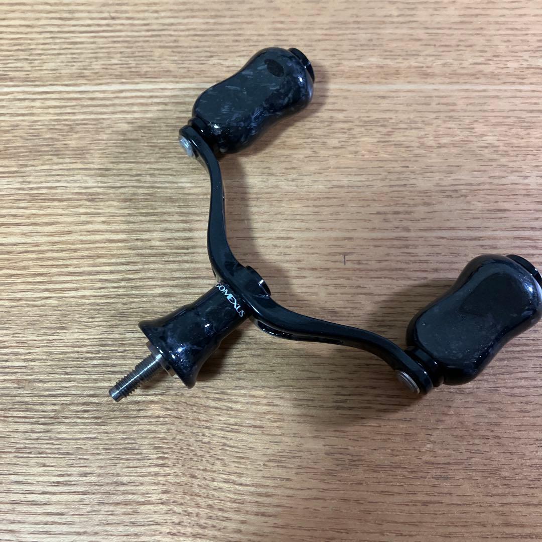 極上美品　ゴメクサス　鍛造カーボン　82mmダブルハンドル　シマノ　スタンド