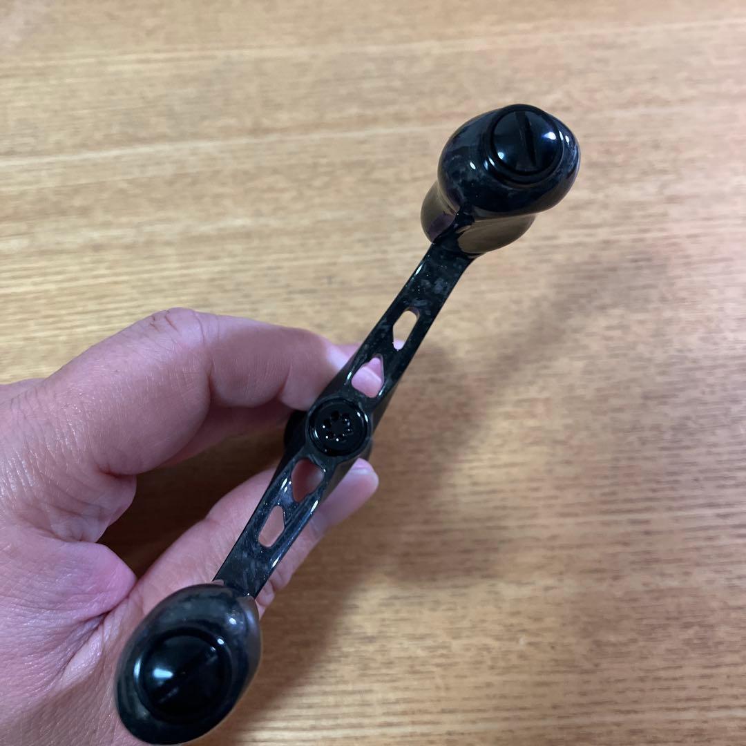 極上美品　ゴメクサス　鍛造カーボン　82mmダブルハンドル　シマノ　スタンド