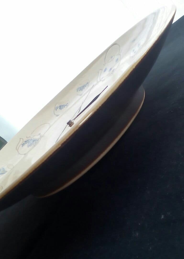 陶房火風水　大皿時計
