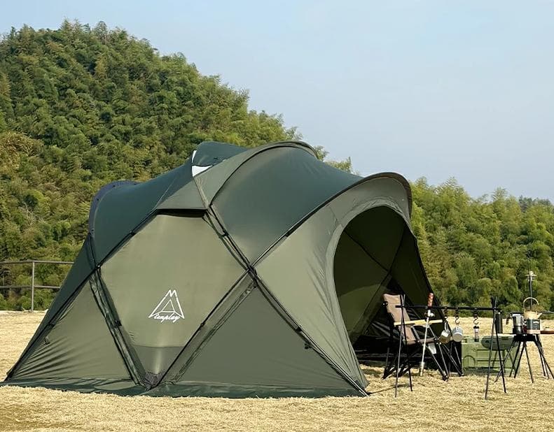 H-⑦【訳ありUSED】G-tent-M カーキ ドームテント