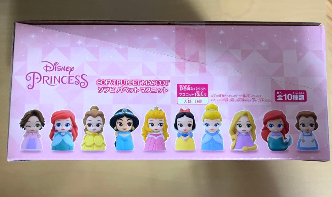 Disney ソフビパペットマスコット 10体セット