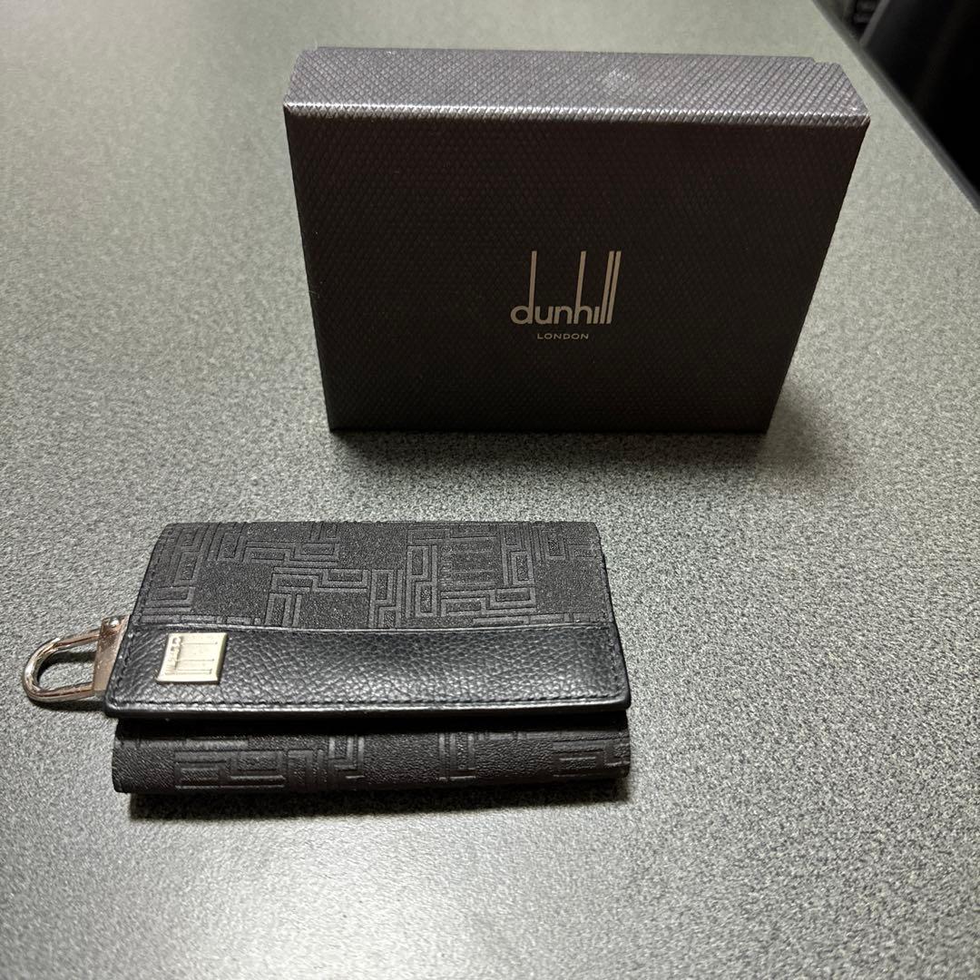 ダンヒル キーケース サイドカー ガンメタル ブラック メンズ DUNHILL