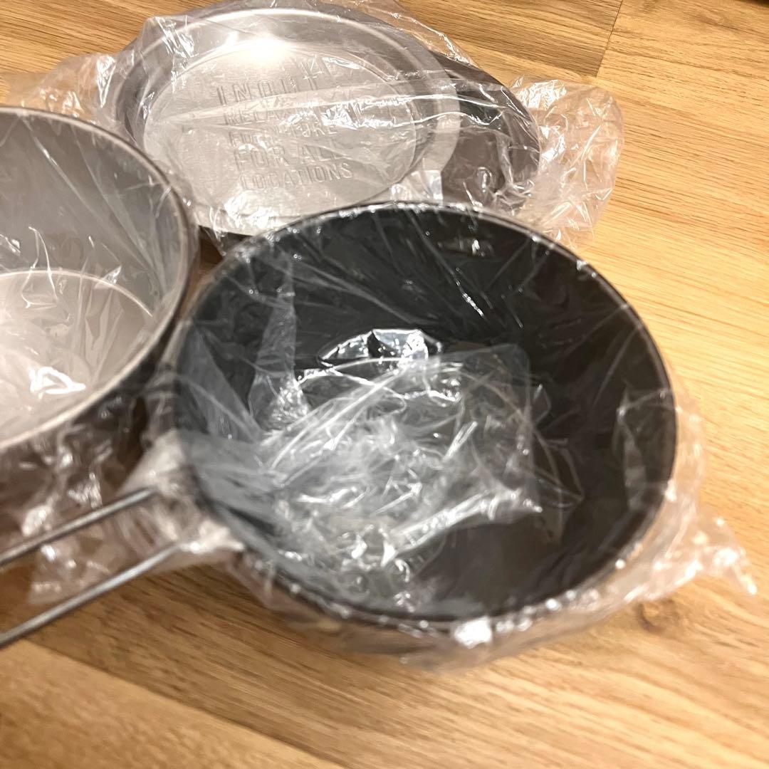 新品★INOUTイナウト シェラカップ リディッシュセット 黒 シルバー