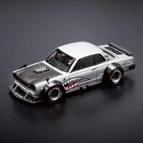 【ふわふわ】1/64 橙ケンメリ & 銀ハコスカ & 白黒トレノ