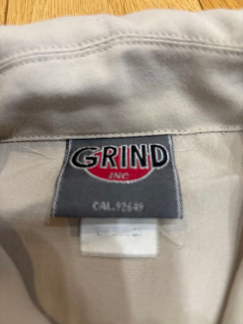 90s GRIND INC オープンカラー レーヨンシャツ ボーリング USA