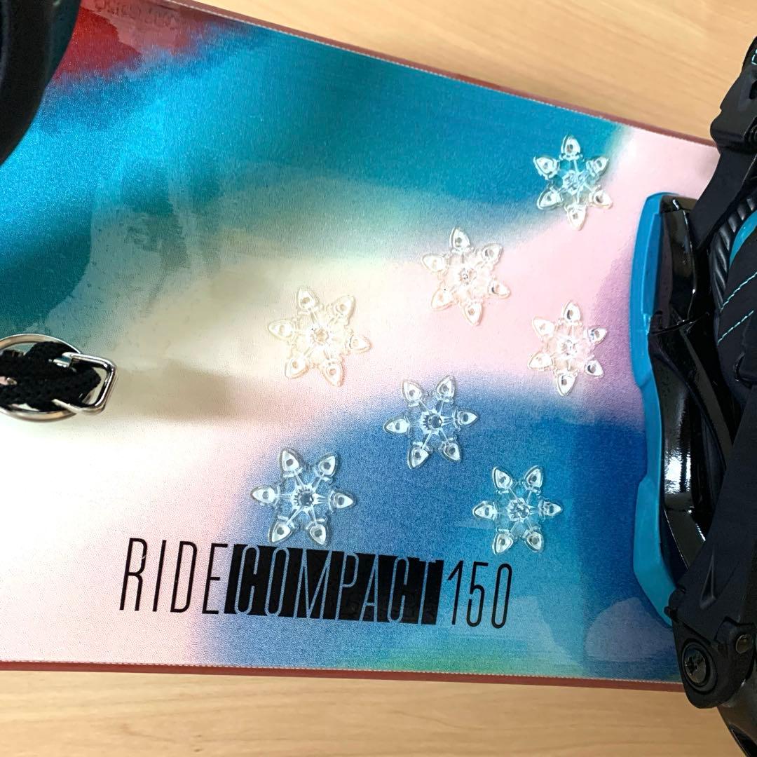 Ride Compact 150 & K2ブーツ　スノーボードセット　ワックス付