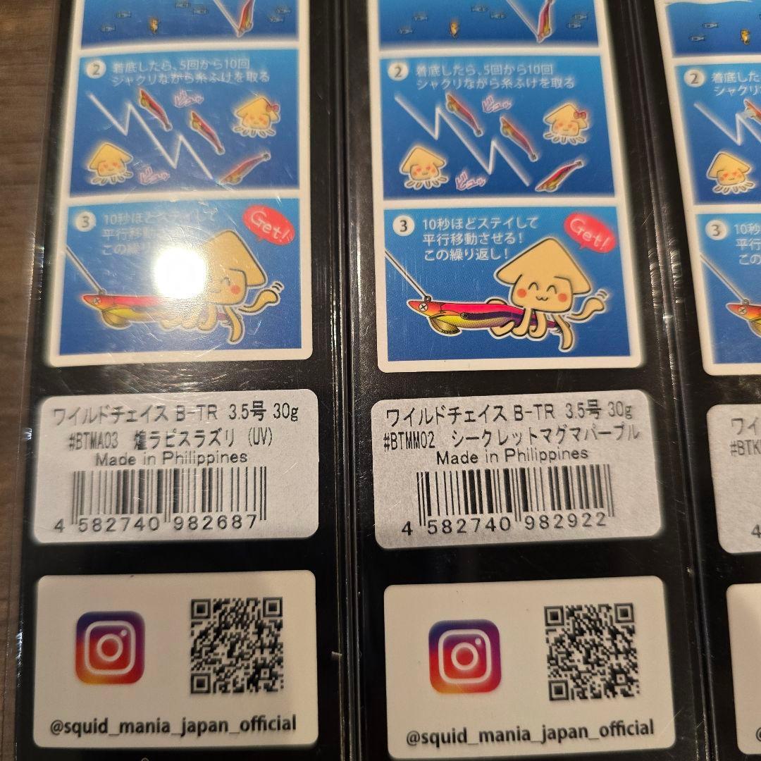 スクイッドマニア　ワイルドチェイスB-TR 3.5 10個セット