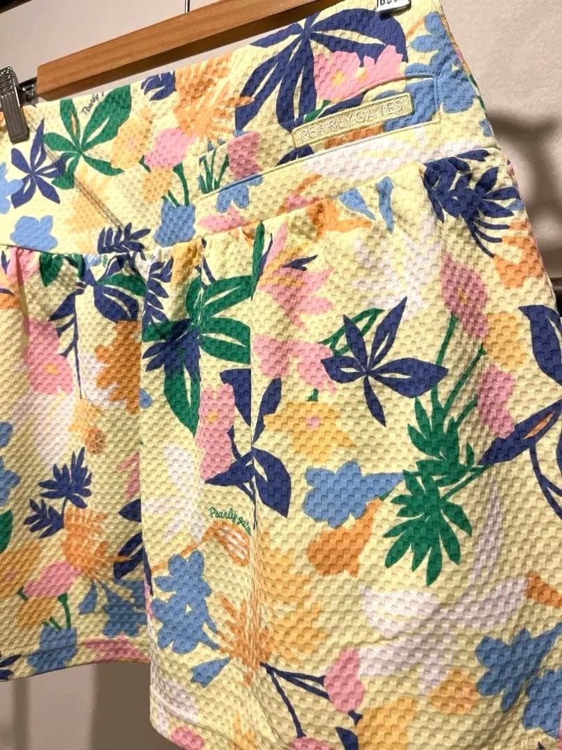 【超美品】パーリーゲイツ　上下セット　レディース　　夏物ゴルフウエア