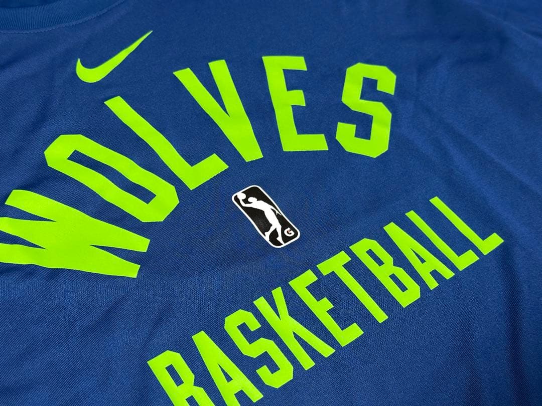 ウルブズ NBA G-league選手支給品プラクティスTシャツMサイズ