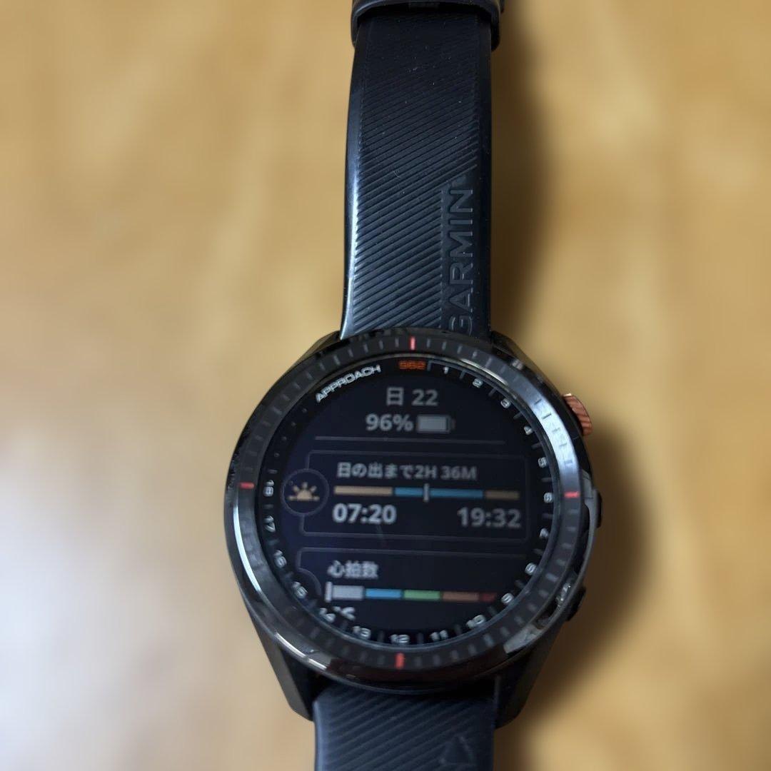 ガーミン　s62 GPSゴルフウォッチ　黒色