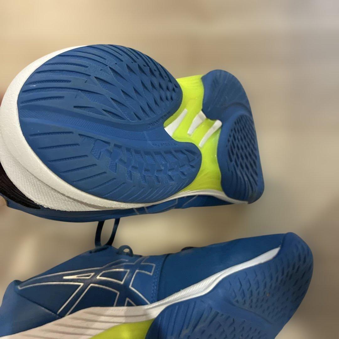 asics DYNAWARP バレーボールシューズ 青　25.5cm