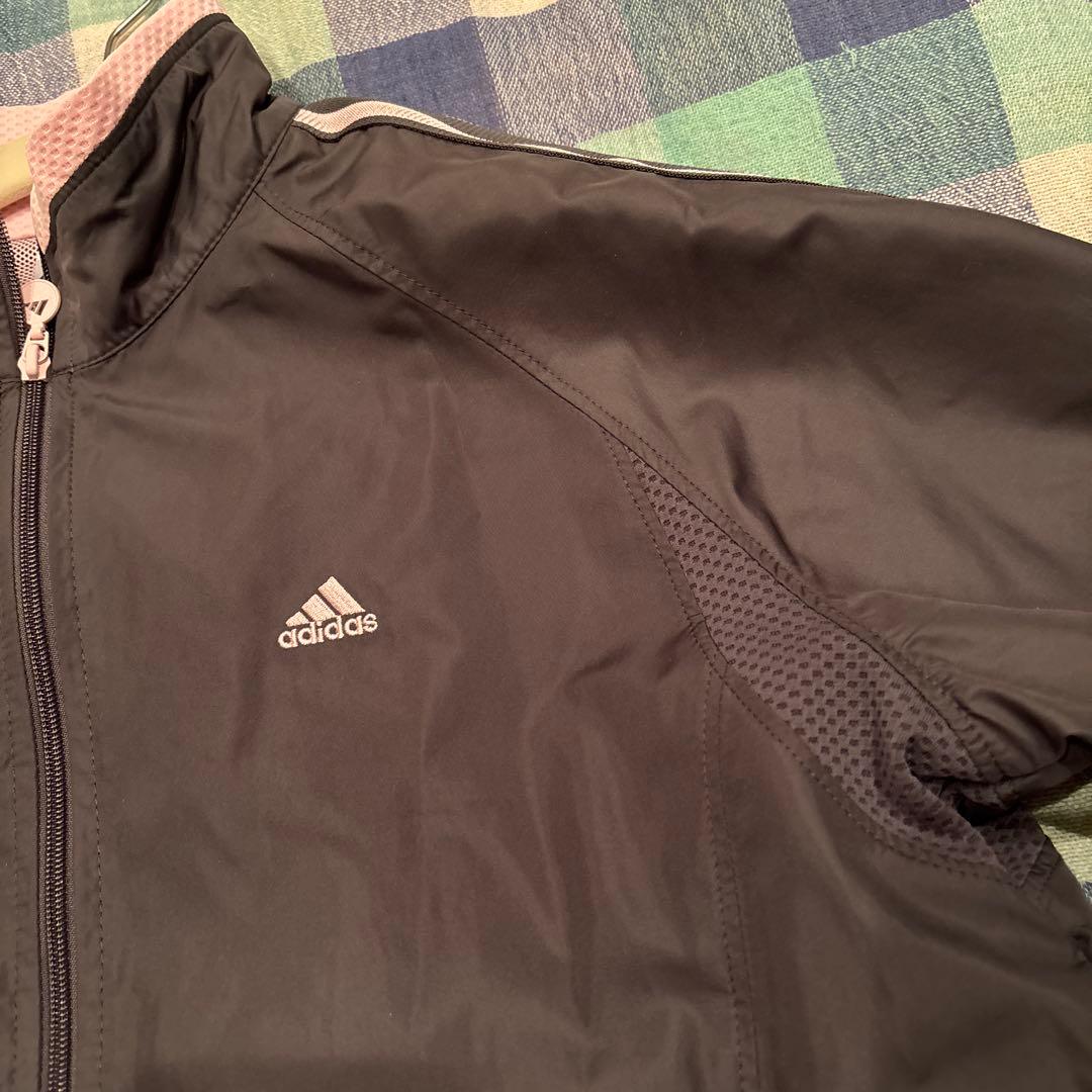 adidas ダークグレー ジャージ上下セット