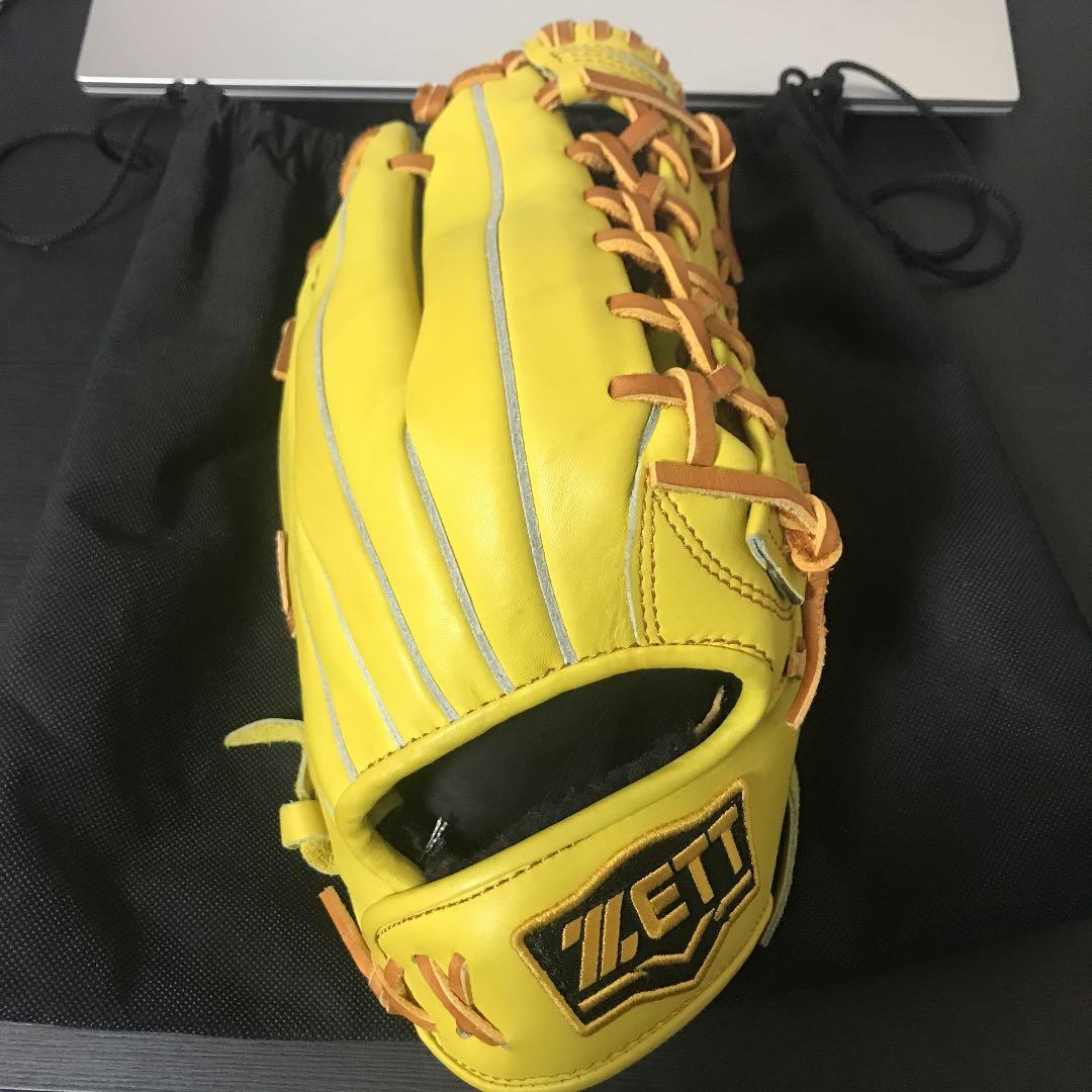 ZETT FINE Catch I イエロー グローブ