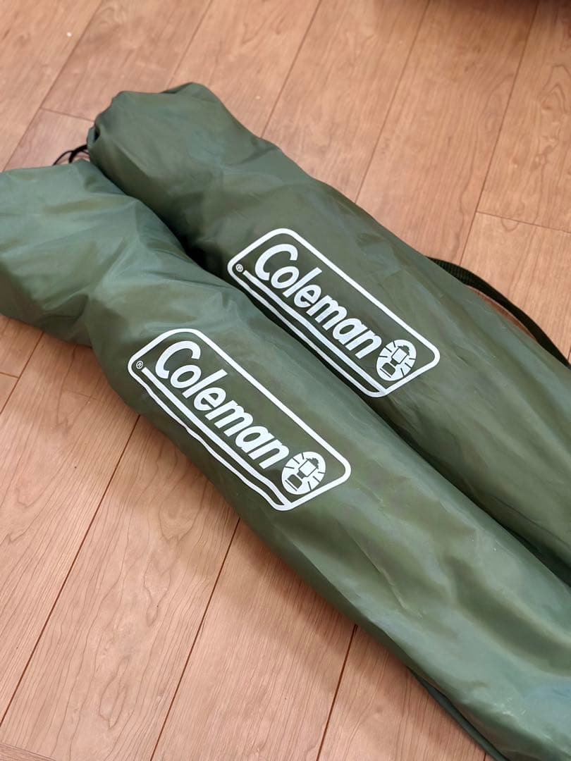 【ta】Coleman 折りたたみチェア オリーブグリーン 2脚セット