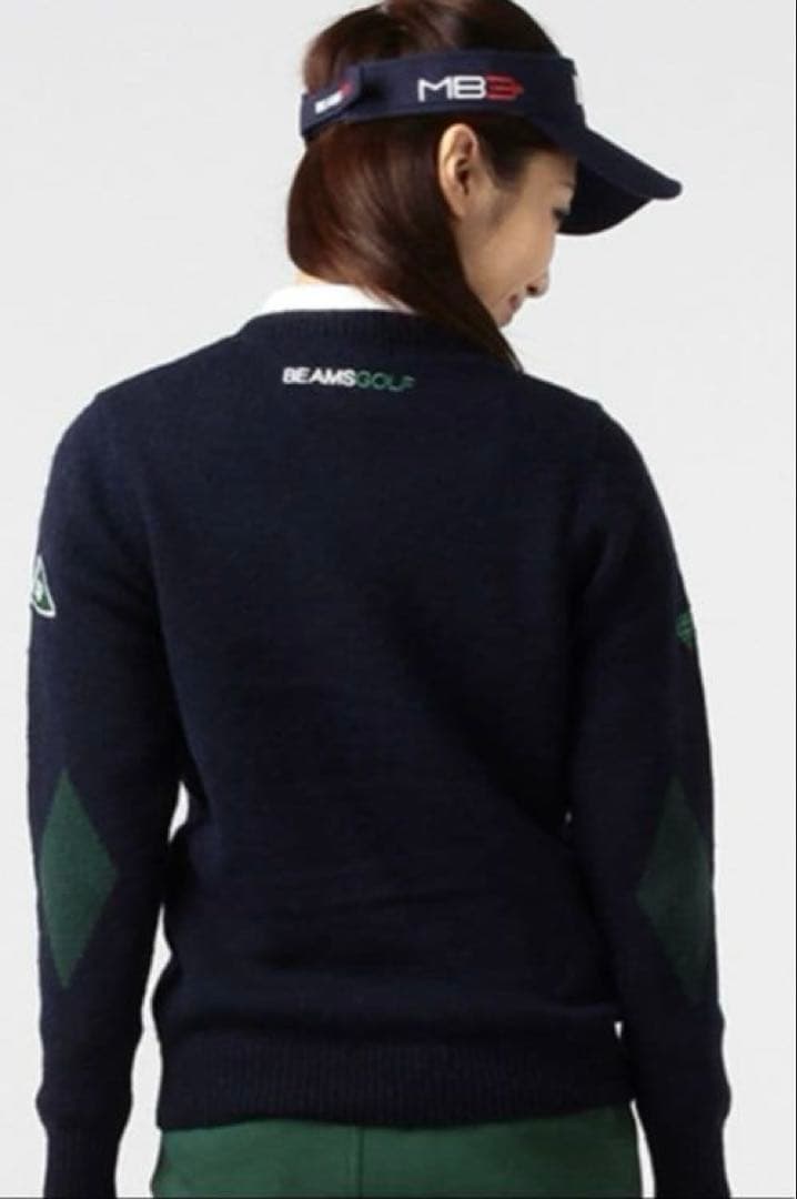 BEAMS GOLF ビームスゴルフ レディース セーター ウール100% L