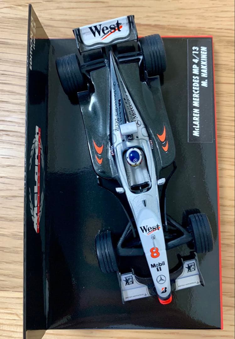 ミニチャンプス F1 マクラーレン MP4/13 M.ハッキネン ウエスト仕様