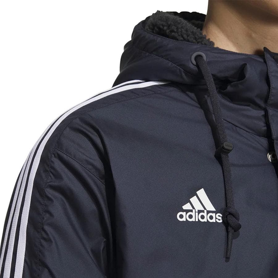 新品 アディダス adidas ロングボアベンチコート防寒 ルーズフィット/M