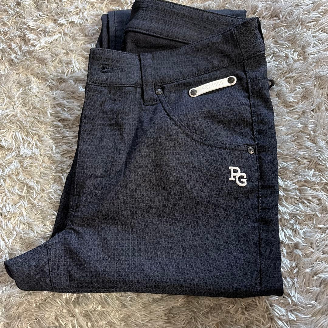 PEARIYGATES89ストレッチ 紺パンツ 、サイズ0,