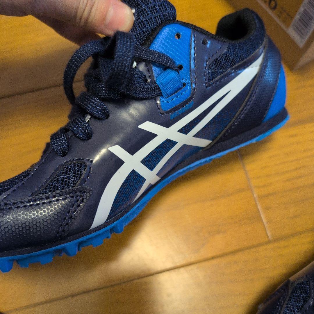 アシックスASICS陸上スパイクオールウェザー・土トラック兼用エフォート13美品