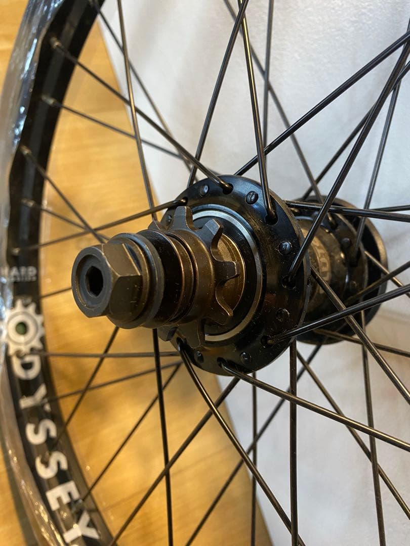 ODYSSEY BMX 20インチ 完組リアホイール 完成後車輪 ギヤ9T