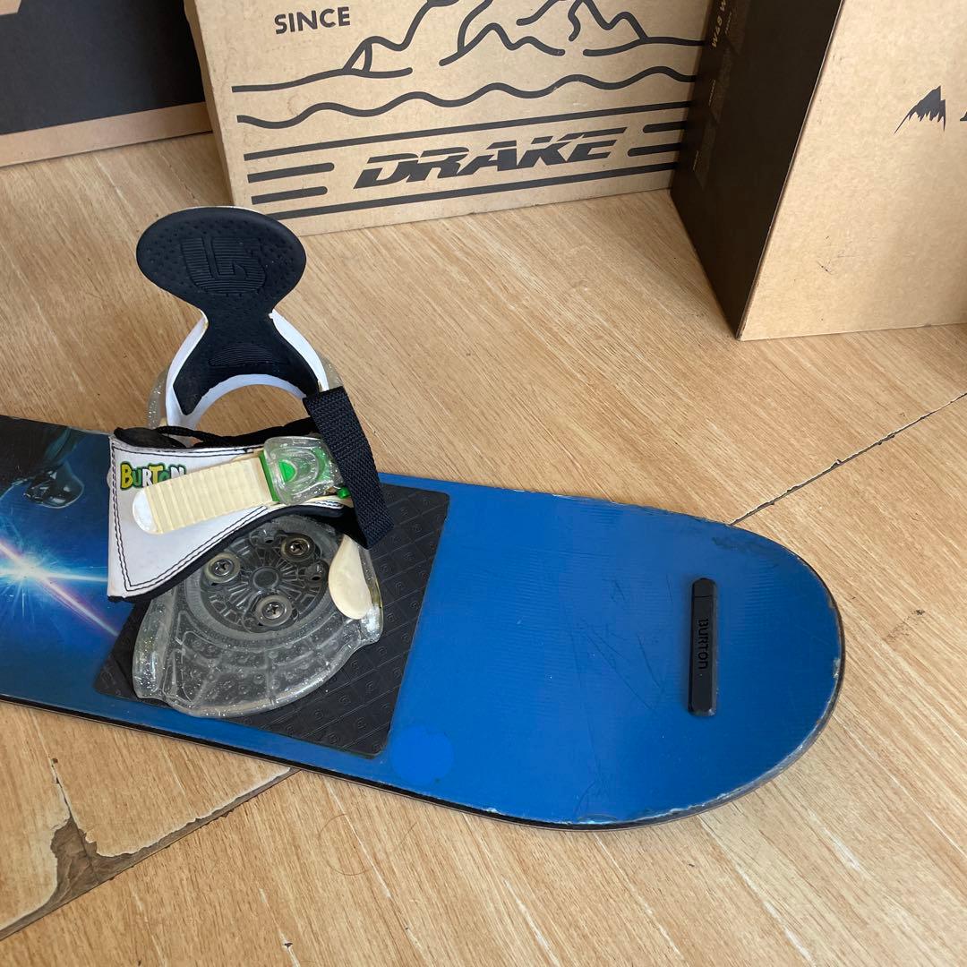 BURTON　キッズスノーボードセット　100cm　バートン　バイン付3点セット