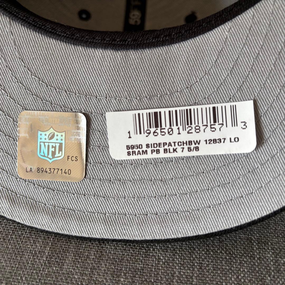 【海外限定】7 5/8 ニューエラ 59FIFTY ロサンゼルスラムズ ブラック