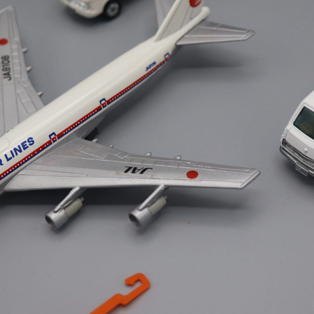 JAL 新空港セット ミニカー 5点　中古品