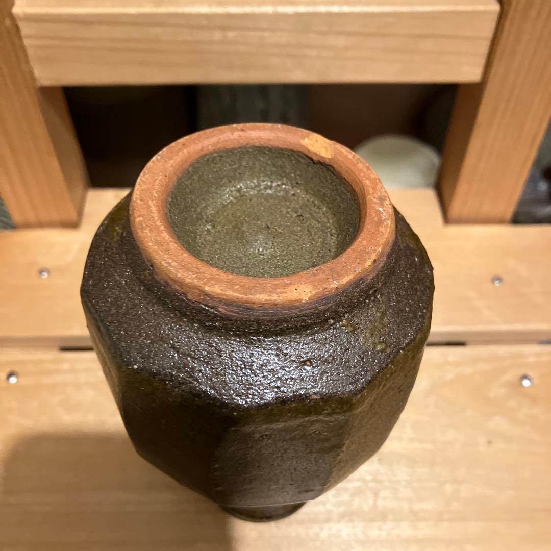 鈴木照雄　面取徳利　民藝