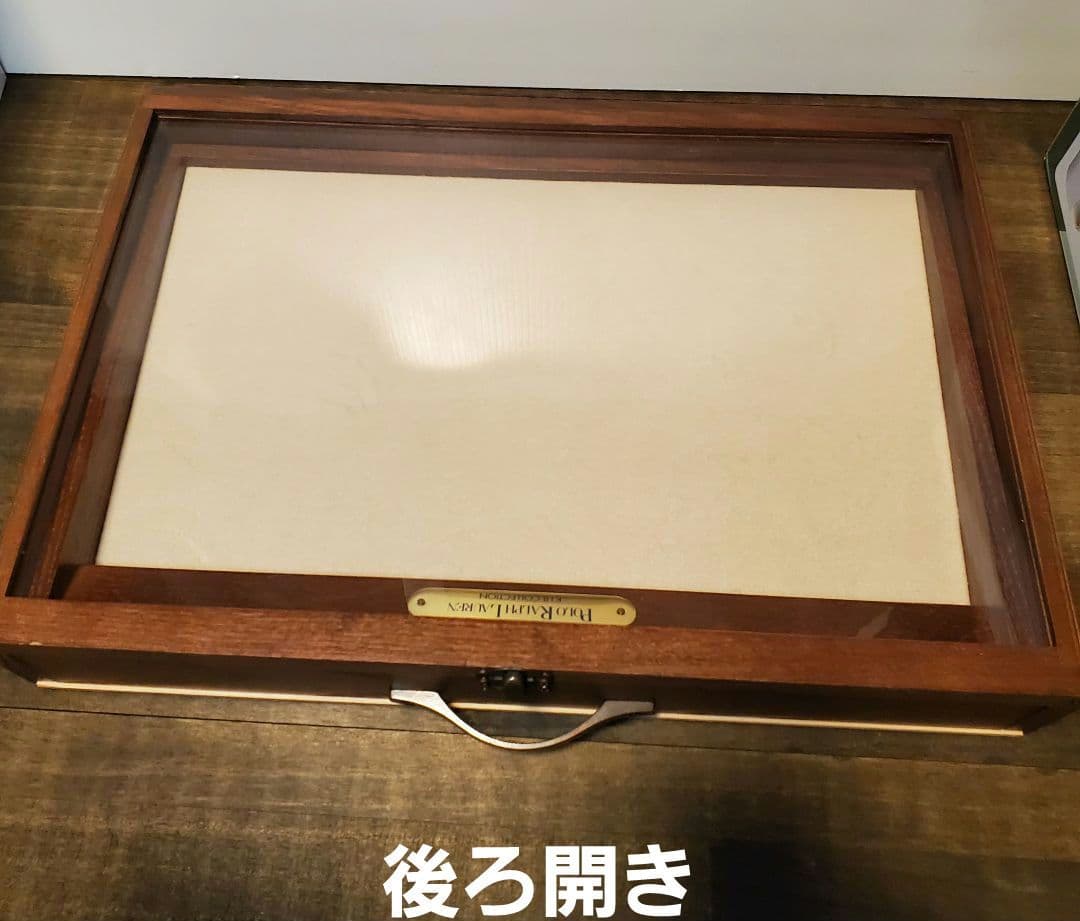木製ガラス?ディスプレイケース ラルフローレン 非売品