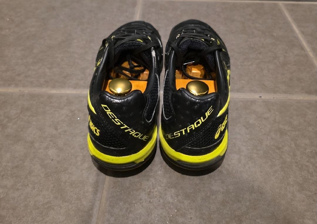 asics DESTROQUE フットサルシューズ ブラック/イエロー