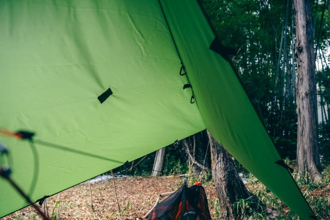 ジンダイジマウンテンワークス PB Tarp 5×8 Green Tea