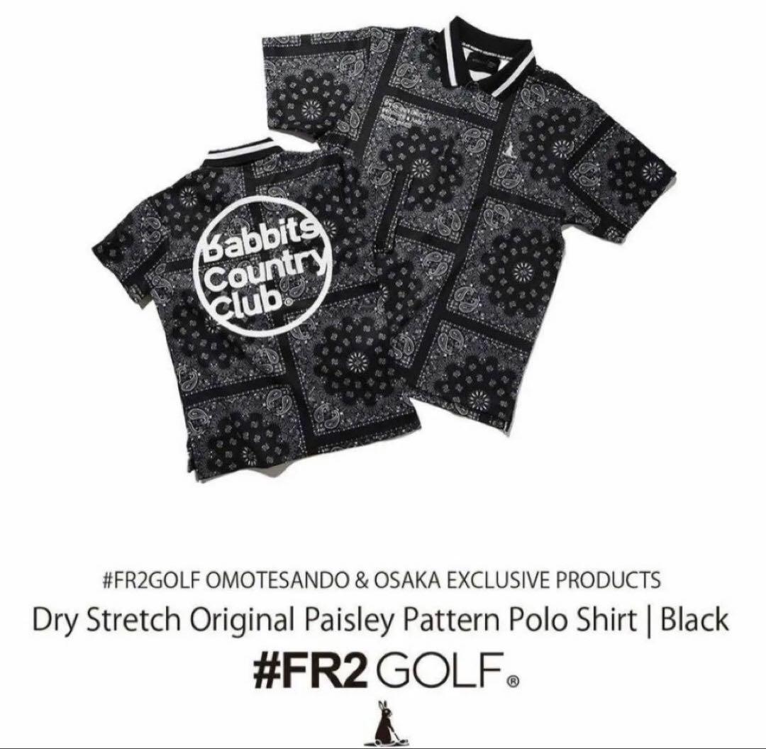 FR2GOLF ペイズリー ポロシャツ　サイズM 店舗限定