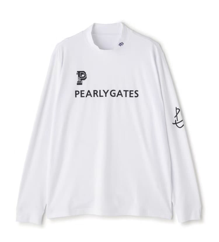 新品 新商品 日本正規品 パーリーゲイツ 吸水速乾 遮熱 裏起毛 白 6 XL