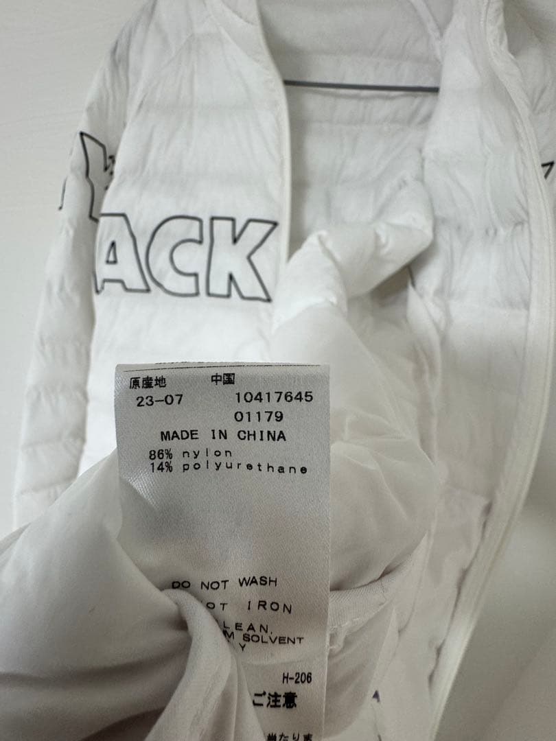 Jack Bunny!! メンズホワイト ジャケット サイズ6XL相当