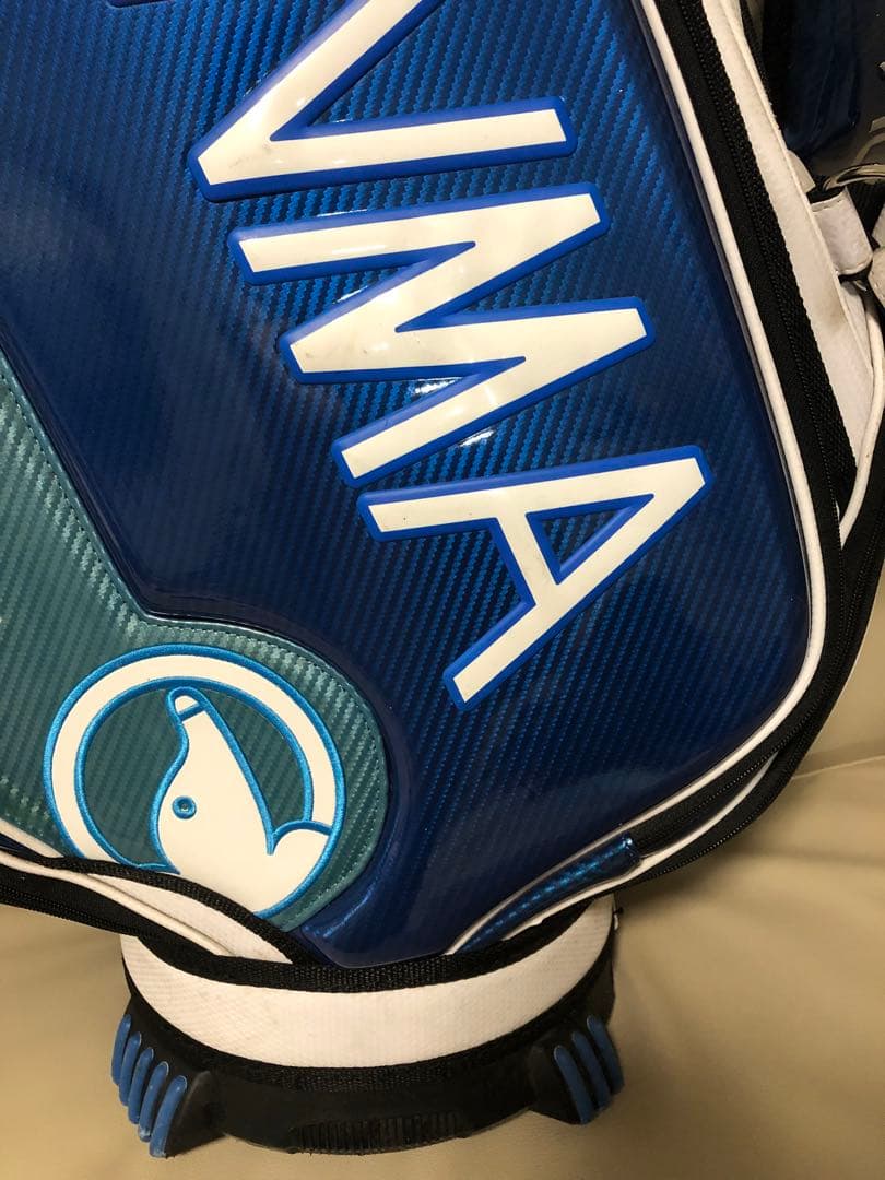 【送料込み】廃盤　高級HONMA TOUR WORLD キャディバッグ 青　白
