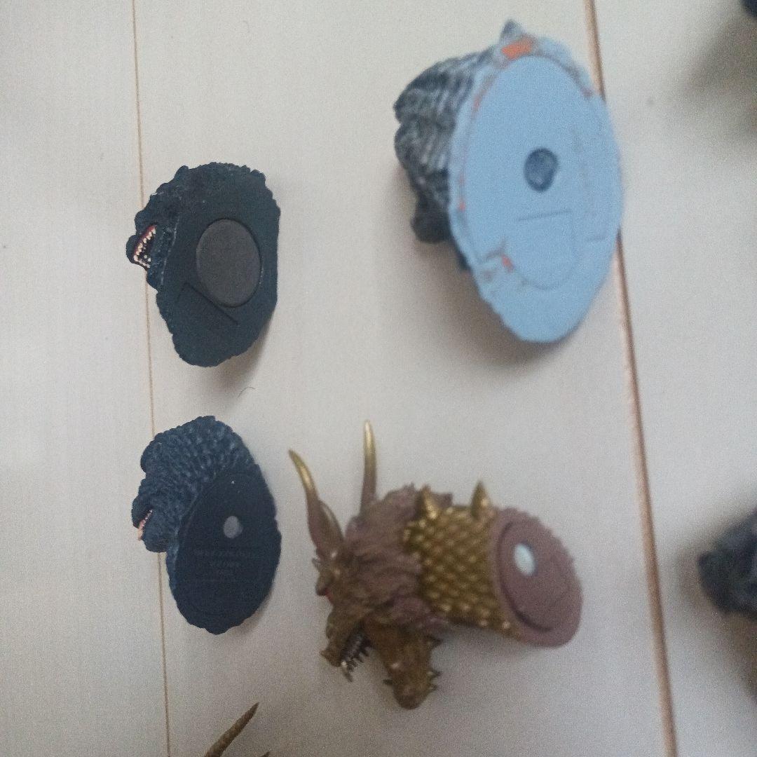 ゴジラ　モンスターヘッドマグネット　11体セット